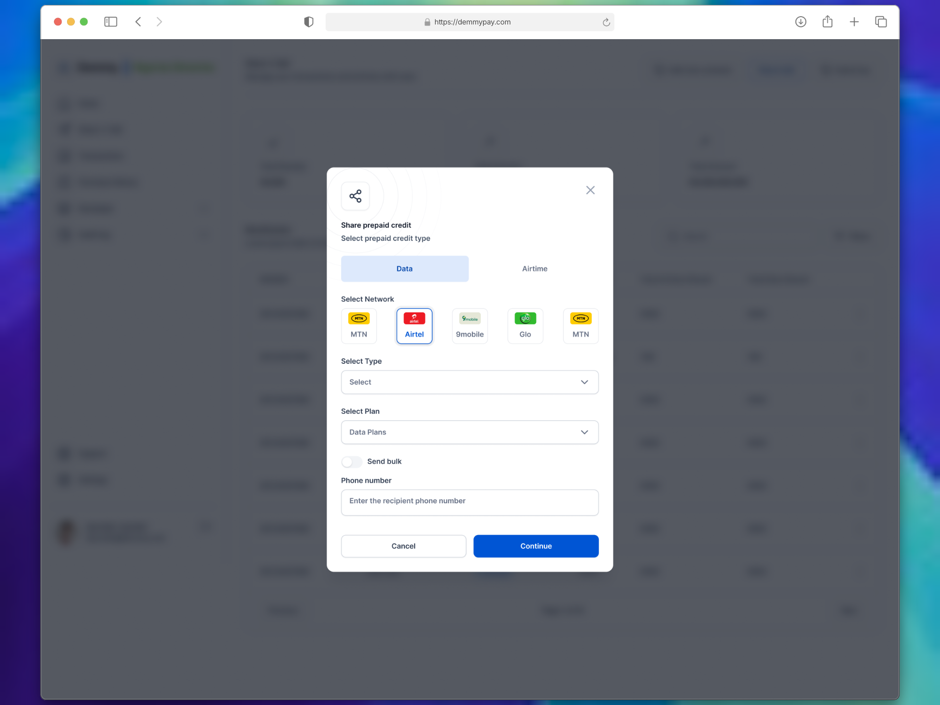 Share 'n' Sell Data Sharing